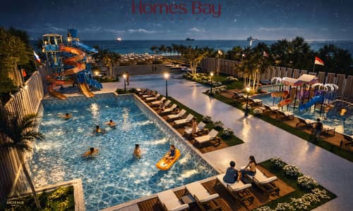 2BR Beachfront | Pool & Sea View | El Ahyaa