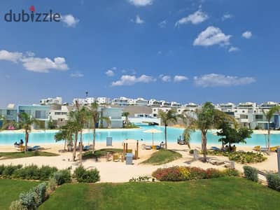 شاليه مستقل للبيع في Fouka Bay - الساحل الشمالي - 190 متر - Lagoon View -  تشطيب كامل - مفروش بالكامل - مطبخ وتكييفات - استلام فوري