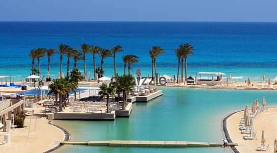 شالية للبيع ١٠٩م بحديقه سوبرلوكس  هاسيندا ويست الساحل الشمالي استلام فوري بالتقسيط