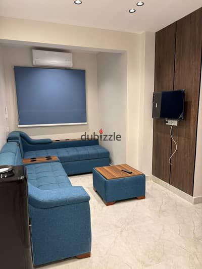 Apartment for rent furnished room and hall the first neighborhood adjacent the fifth in front of Al-Safwa Hospital