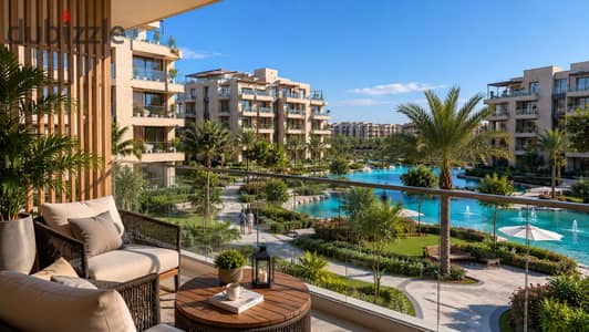 Lowest price and strongest guaranteed return in the heart of Zayed in a fully serviced compound | Rock Eden - Apartment for sale - Al Ashgar neighborh