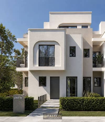 تشطيب Modern + خصـم 64% + فيـو Trible  فـيلا 166م  للبيع في طلالة هليوبوليس أمام سوديك ايست بجوار شيراتون  Talala Heliopolis In Front Sodic East