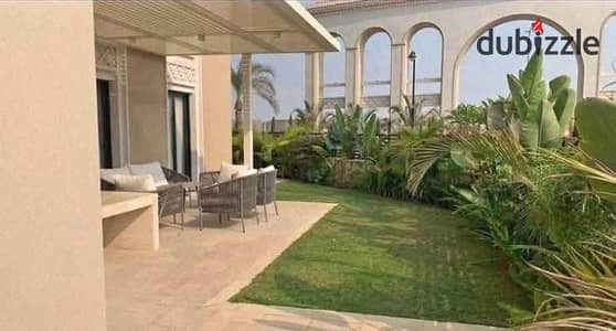 Ready to move Fully finished garden apartment + ACs in Village West Dorra Sheikh Zayed