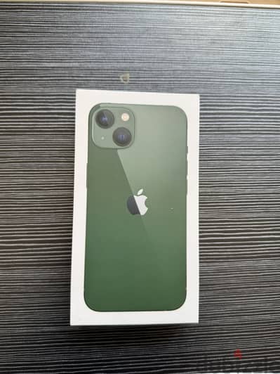 Iphone 13 256 GB ( Green with the box )