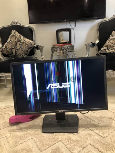 شاشه غير مكسوره الوان فقط قطعه نادره  asus