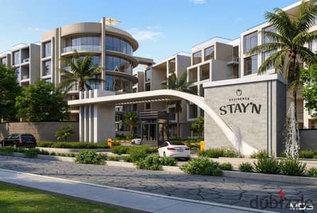 47 sqm finished studio with hotel services at Stay Inn, October City, next to Wadi Degla Club. 12% down payment & first installment after 1 year.