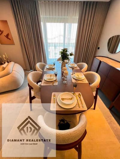 Apartment 3Bed with Panoramic view directly Green River Excellent price and discount next to largest service area in R8 with installments Over 12Years