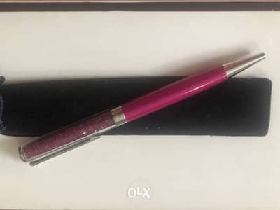 Swarovski Pen, Crystalline ballpoint pen Purple, Chrome plated