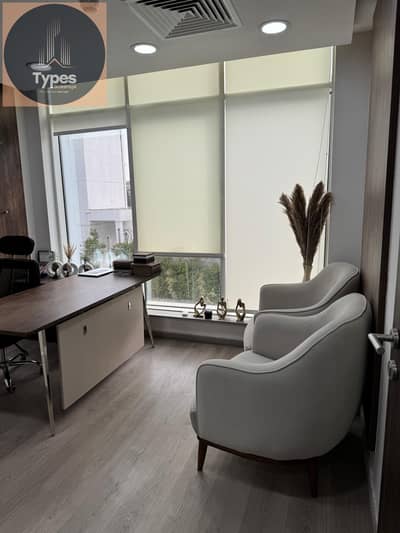 Administrative office for rent – ​​Trivium Mall, Sheikh Zayed – opposite Park Street, 50 sq m – fully furnished and centrally air-conditioned, room +