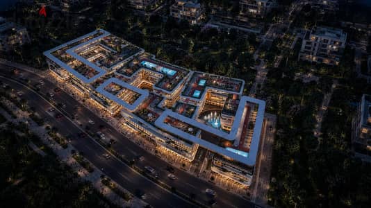For Sale: 30 sqm shop at Walk-In Mall, 6th October, directly on Central Axis next to Sentrada. 10% down payment, installments up to 10 years. Prime in