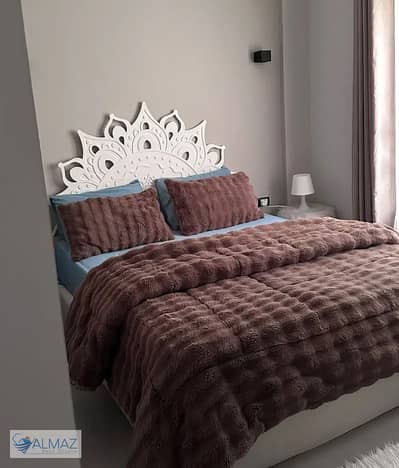 Furnished 90 sqm apartment for rent in Al Rehab, Phase 5, near main roads.