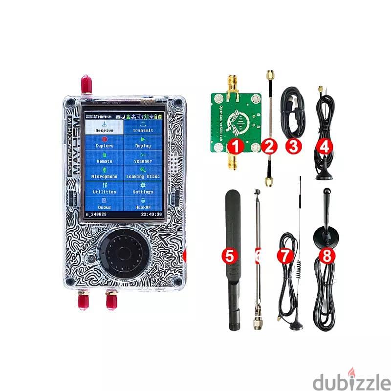 HackRF One R10C Complete Pack + PortaPack H4M 1