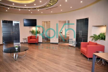 fully furnished office 220 meter for rent in el-Guezria plaza