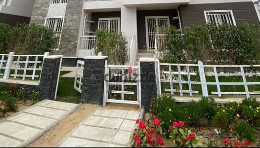Ground floor apartment 80m with garden 45m for rent at B12 Madinaty