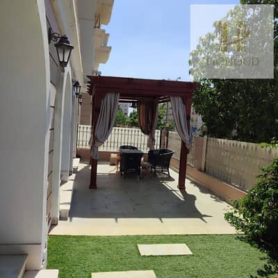 Luxury furnished apartment for rent with garden for rent in Compound Hyde Park - New Cairo - Fifth Settlement