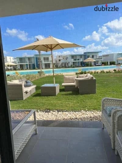 فرصه لراغبى الاستثمار فى هايد بارك راس الحكمه أمتلك شاليه متشطب VIP بجاردن صف أول Crystal Lagoon للبيع بجوار مدن بالقرب من ماونتن فيو لافيستا سولارى