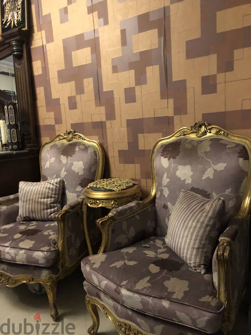 صالون مدهب 4