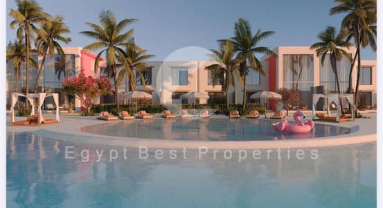 Special Twin House Fully Finished For Sale With Lagoon View in Hacienda Heneish with Installments over 7 Years  !!