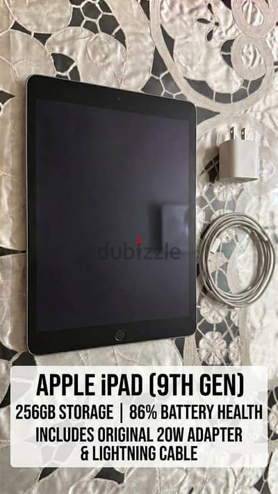 ipad 9th gen 265gb