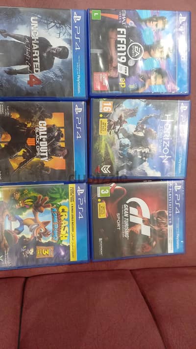 Good condition ps4 games