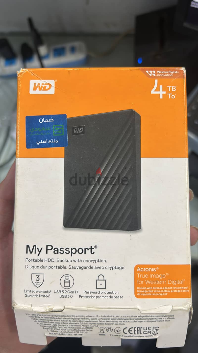 WD Passport 4tb 5