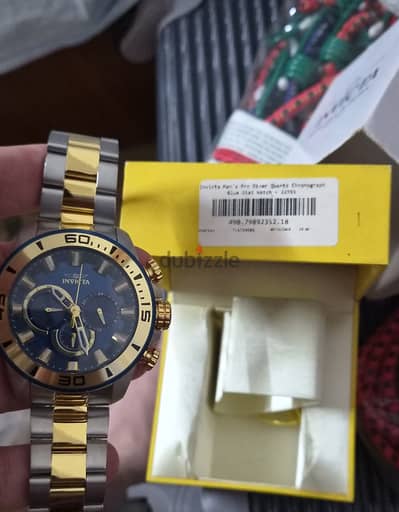 ساعة رجالي أصلية Invicta Pro Diver Chronograph 22591 زيرو بالعلبة