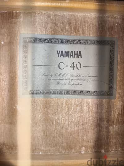 Yamaha C40 Classical Guitar – جيتار ياماها C40