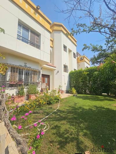 Townhouse villa for sale in Al Rehab Model B - best locations - next to Mall 1 - commercial price - in excellent condition 230m