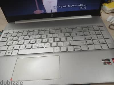 لابتوب hp حالته ممتازه شاشه ١٦