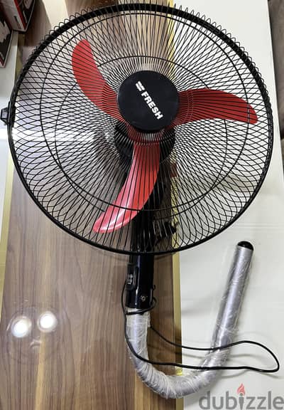 لقطة!  4 مراوح بحالة الزيرو (2 سقف تورنيدو + 2 حائط فريش) فابريكة