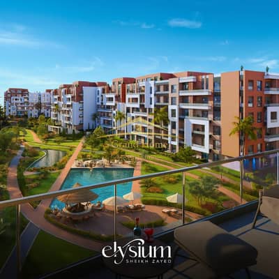 Apartment for sale in the heart of Old Sheikh Zayed, 80 square meters, ready for occupancy in two and a half years. Discount on down payment and flexi