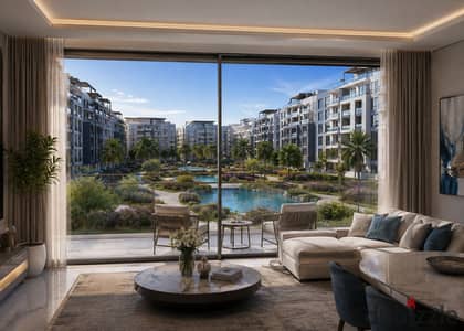 A rare opportunity for an apartment with an open landscape view in one of the finest and most prestigious compounds in the heart of Old Sheikh Zayed.