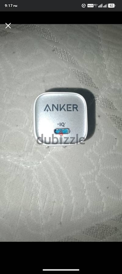 شاحن Anker 30w أصلي بيدعم الشحن السريع IQ