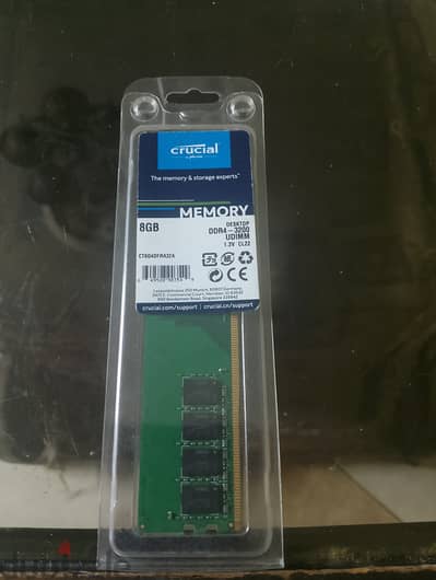 RAM Curcial 8GB 3200MHz