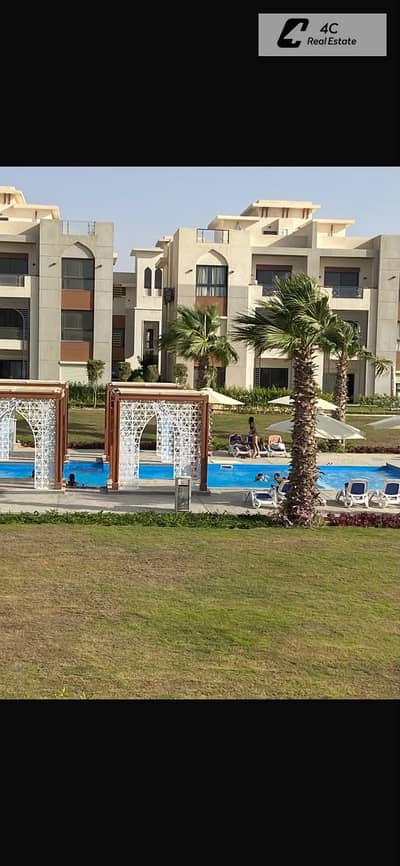بأقل من سعر الماركت استلم شاليه تشطيب كامل بالفرش Pool view Prime location ريسيل في جايا رأس الحكمة بتقسيمه مميزة جاهز للمعاينه و السكن