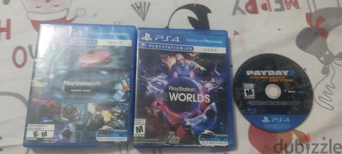 CDS Playstation 4 vr و واحده عادي