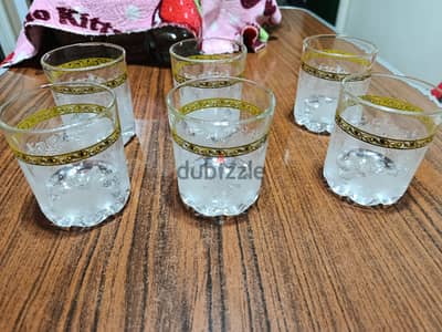 طقم كوبيات زجاجيه