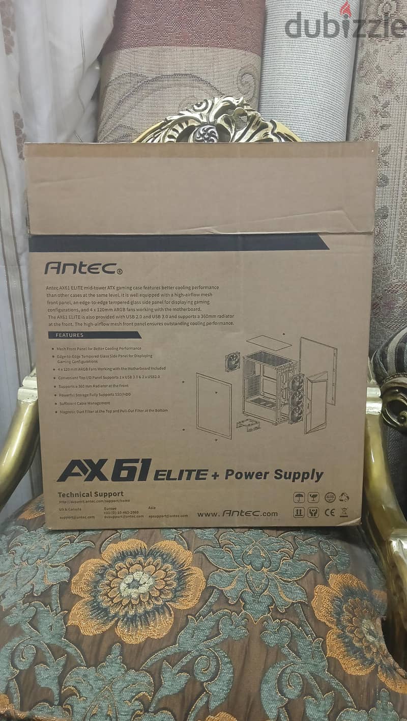 case antec ax61 psu 650 4