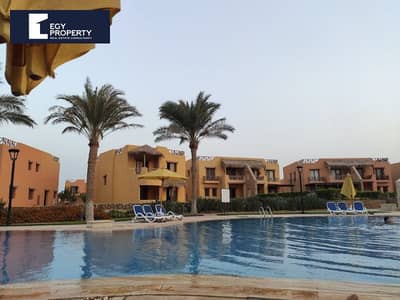 Super lux fully finished twin house for sale in mountain view sokhna with pool view
