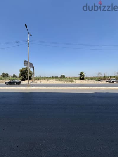 قطعة ارض  لووقطة علي طريق طنطا المحلة الرئيسي مباشر