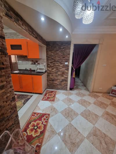 شقه مفروشه للايجار بكمبوند عمارات منتصر فيصل