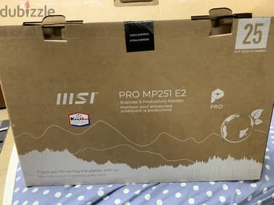 Msi pro mp251 E2 120hz 25-inch IPS 99%SRGB