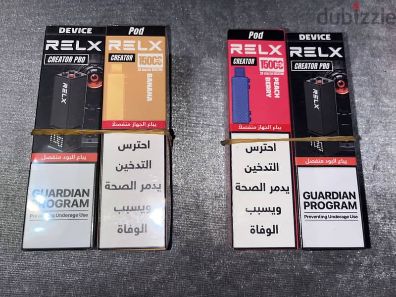 Relx Creator Device + 15K Puffs Pod Disposable Vape 1