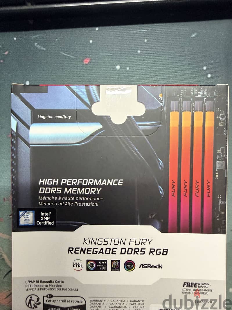 Ram DDR5 64gb 6400mt/s 3