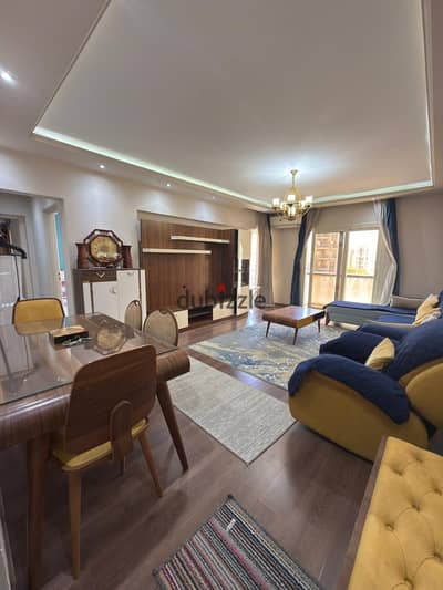 Apartment for sale 99 sqm in Al-Rehab 2 - Super Lux - with furniture and appliances - direct north - next to Avenue Mall - second floor