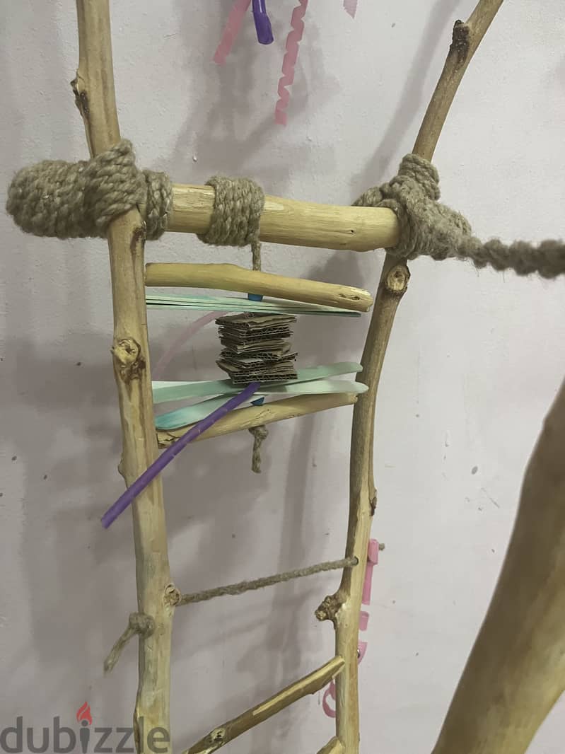 Parrot perch stand handmade 6