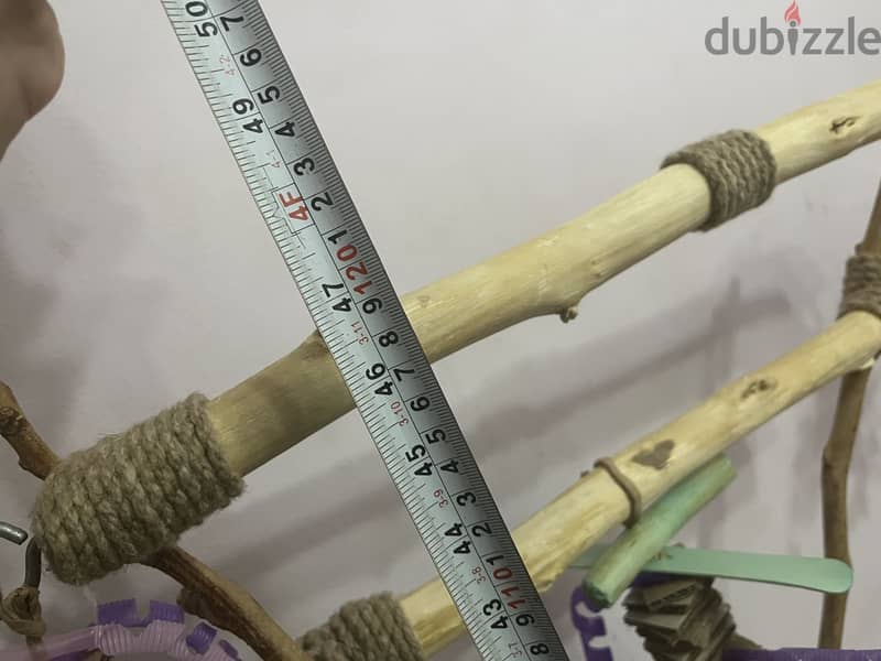 Parrot perch stand handmade 9