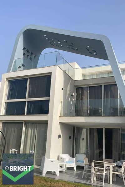 Opportunity twin Chalet for sale in Fouka Bay 129m + Garden 91 Ready to move Fully Finished 1st row lagoon