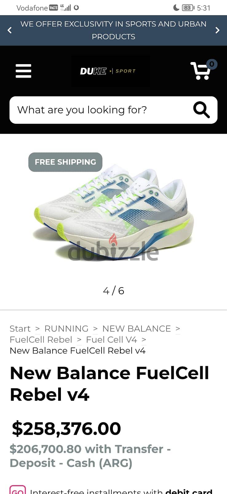 ORIGINAL NEW BALANCE FUELCELL SUPERCOMP ELITE V4 6