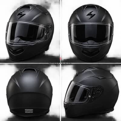 خوذة Scorpion EXO-491 Full Face أصلية – مقاس L – Matte Black